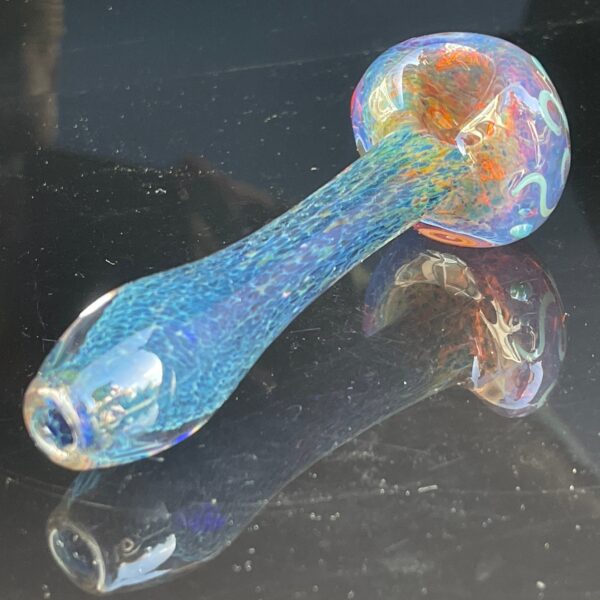 Shop Purple Magic Frit Scribble Pipe in australian