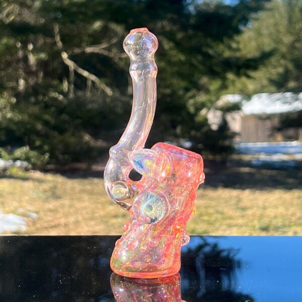 Shop Gold Fumed Stand-Up Dry Pipe in australian