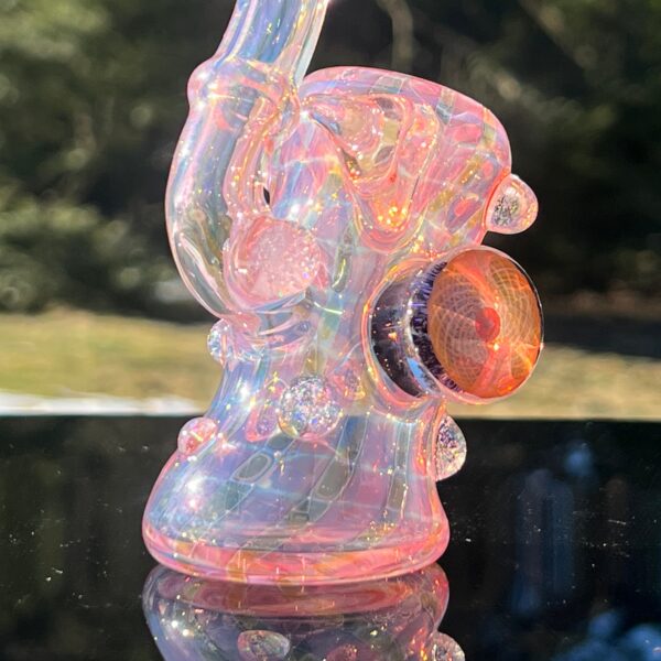 Shop Gold Fumed Stand-Up Dry Pipe in australian