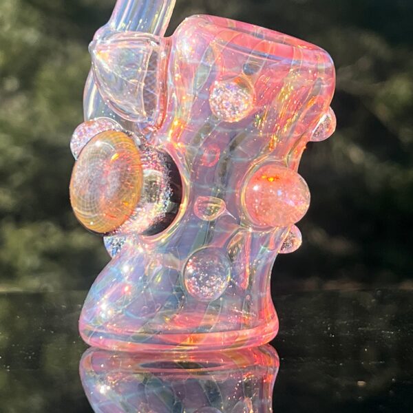 Shop Gold Fumed Stand-Up Dry Pipe in australian