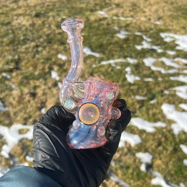 Shop Gold Fumed Stand-Up Dry Pipe in australian