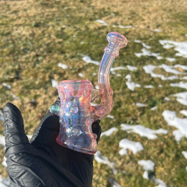 Shop Gold Fumed Stand-Up Dry Pipe in australian