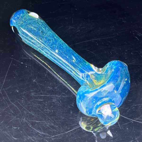 Shop Blue Frit Opal Pipe in australian