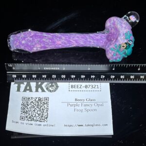 Shop Purple Fancy Opal Frog Spoon in australian