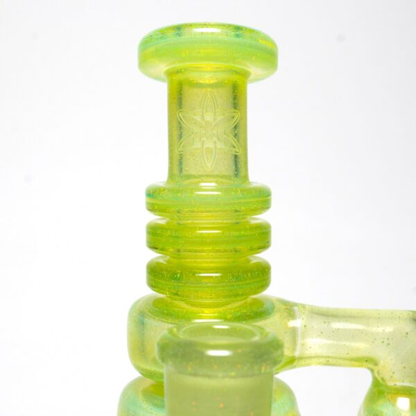 Shop Ill Glass - Custom Flux Cycler w/ Stabilization Pylons - Opal Lime & Crushed Opal in australian