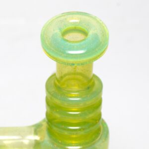 Shop Ill Glass - Custom Flux Cycler w/ Stabilization Pylons - Opal Lime & Crushed Opal in australian