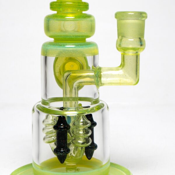 Shop Ill Glass - Custom Flux Cycler w/ Stabilization Pylons - Opal Lime & Crushed Opal in australian