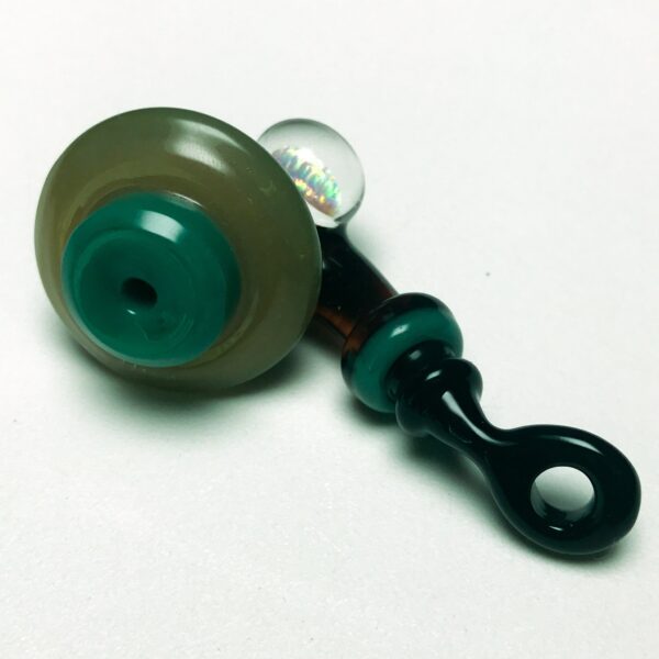 Shop J Mass - Sherlock Carb Cap - Aqua, Peach & Sienna Brown in australian