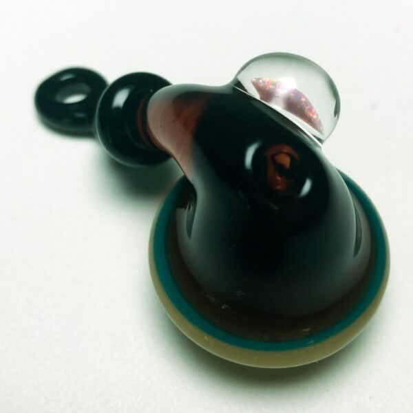 Shop J Mass - Sherlock Carb Cap - Aqua, Peach & Sienna Brown in australian