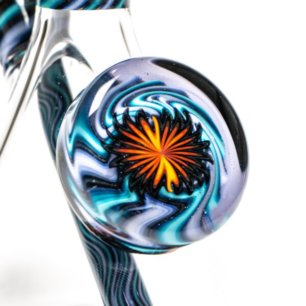 Shop Jake C - Beaker - Double Layer Fire on Water - Grape Accents in australian