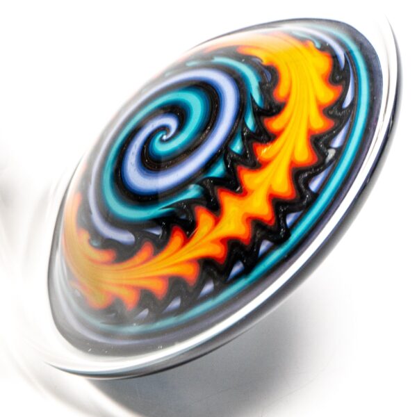 Shop Jake C - Beaker - Double Layer Fire on Water - Grape Accents in australian