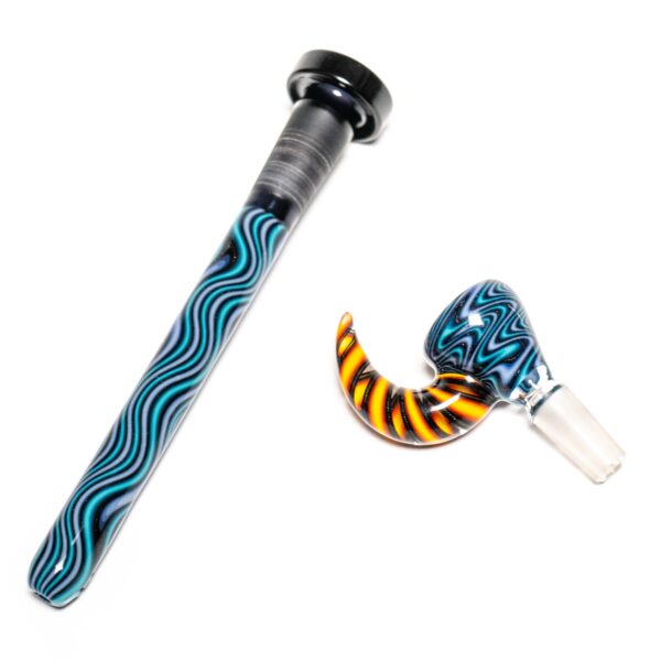 Shop Jake C - Beaker - Double Layer Fire on Water - Grape Accents in australian