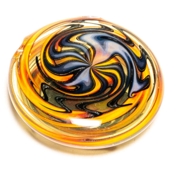 Shop Jake C - Double-Sided Disc Pendant - Double Layer Purple on Fire - Tangie Body in australian