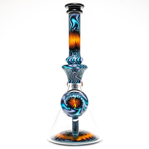 Shop Jake C - Beaker - Double Layer Fire on Water - Grape Accents in australian