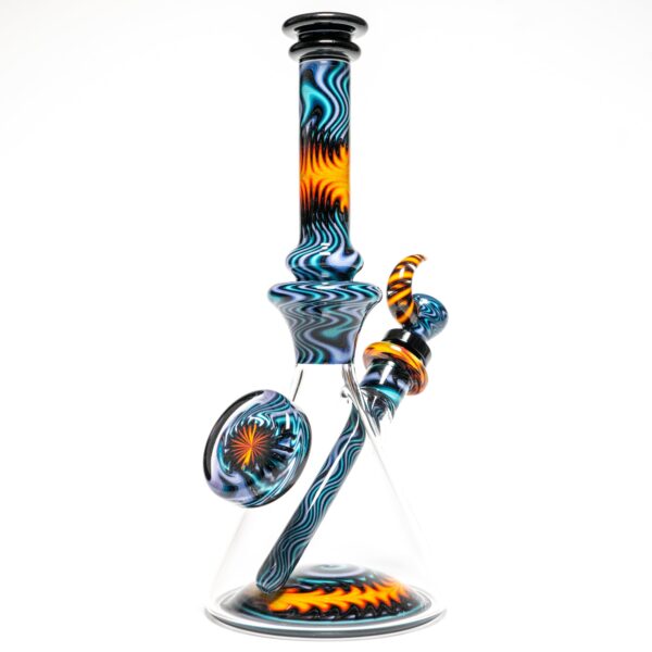 Shop Jake C - Beaker - Double Layer Fire on Water - Grape Accents in australian