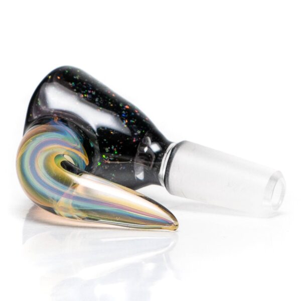 Shop Jakers Glass - Worked Mini Beaker - Crushed Opal & Rasta Reversal in australian