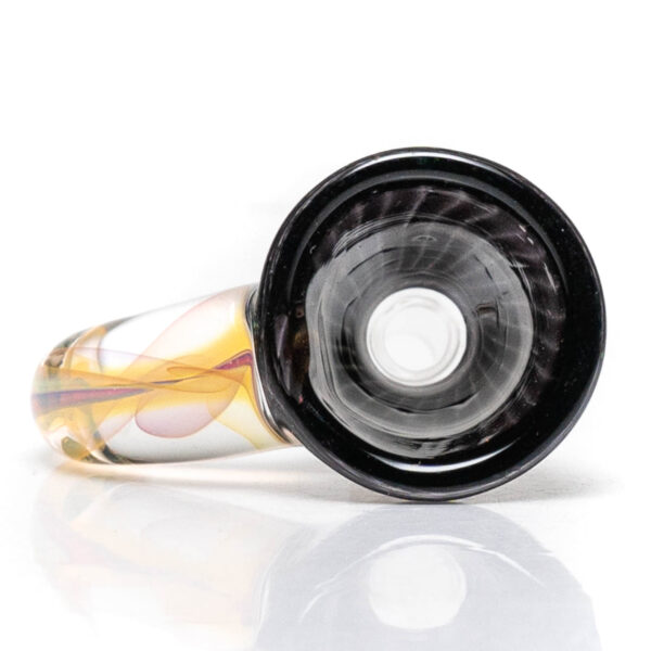Shop Jakers Glass - Worked Mini Beaker - Crushed Opal & Rasta Reversal in australian