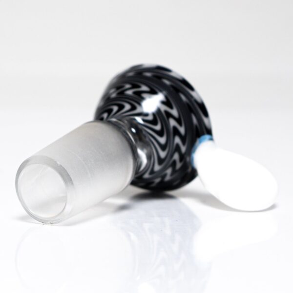 Shop K2 Glass - Worked Snap Slide - 14mm - Jailhouse Wag w/ White Handle in australian