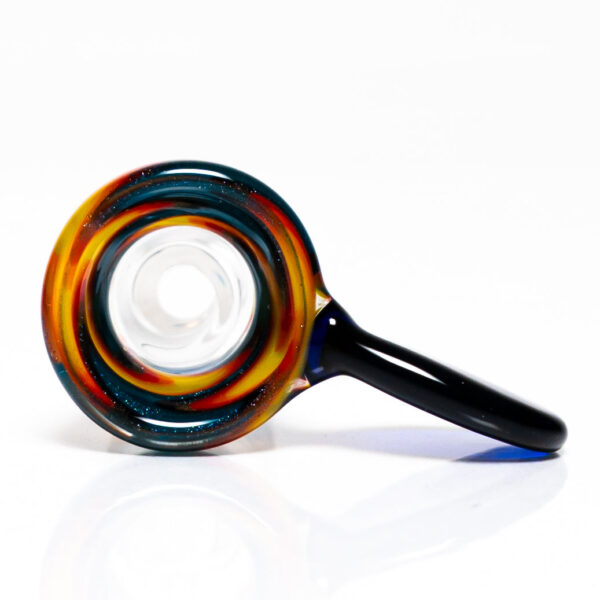 Shop K2 Glass - Worked Snap Slide - 14mm - Fire & Water Wag w/ Cobalt Handle #4 in australian