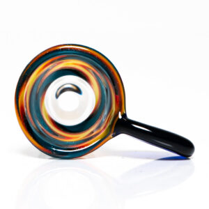 Shop K2 Glass - Worked Snap Slide - 14mm - Fire & Water Wag w/ Cobalt Handle #3 in australian