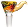 Shop Kevin Howell - Martini Slide - 4 Hole - 14mm - Earth & Rainbow Linework w/ CFL Serum in australian
