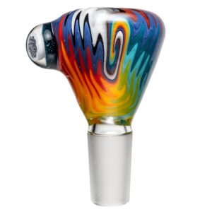 Shop Kevin Howell - Push Slide - 14mm - Smoke, Red & Rainbow Linework #2 in australian