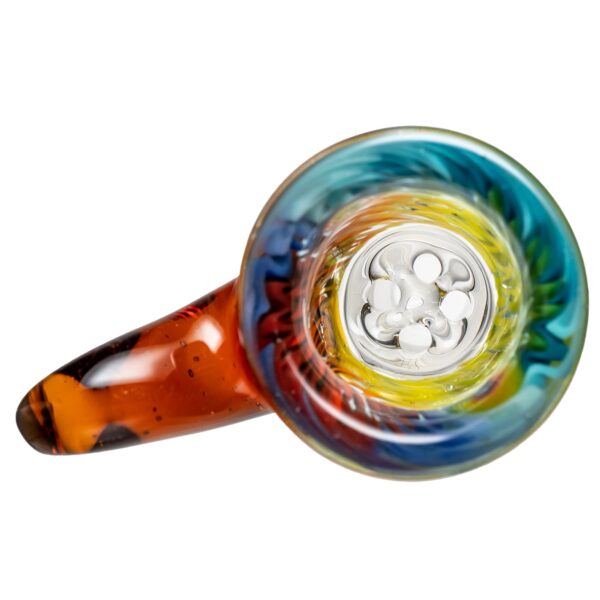 Shop Kevin Howell - Martini Slide - 4 Hole - 14mm - Fade to Clear w/ Agate in australian