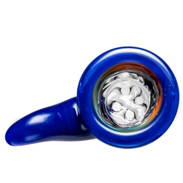 Shop Kevin Howell - Martini Slide - 4 Hole - 18mm - Bipolar Linework - Purple Lollipop in australian