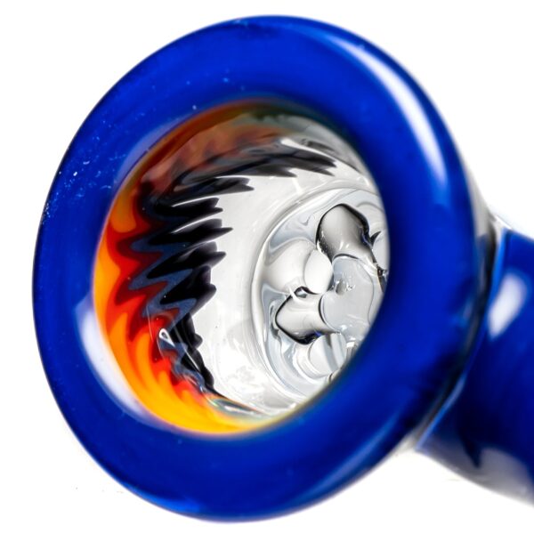 Shop Kevin Howell - Martini Slide - 4 Hole - 18mm - Bipolar Linework - Purple Lollipop in australian