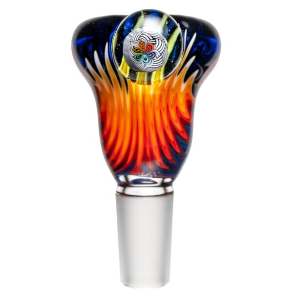 Shop Kevin Howell - Push Slide - 14mm - Cobalt w/ Purple & Fire Linework in australian