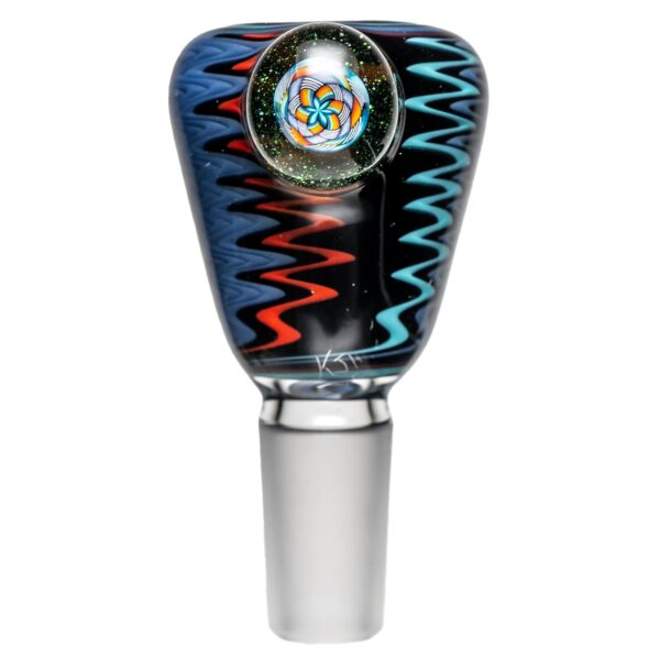 Shop Kevin Howell - Push Slide - 14mm - Aqua, Red & Purple Linework in australian