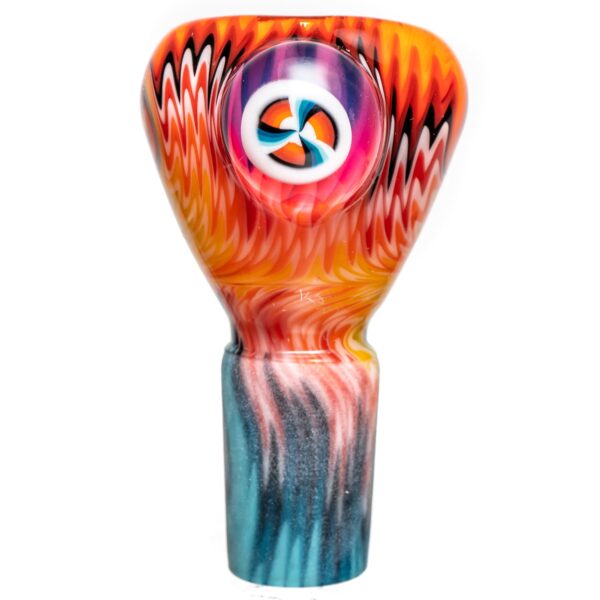 Shop Kevin Howell - Push Slide w/ Worked Joint - 18mm - Orange & Fruit Stripe in australian