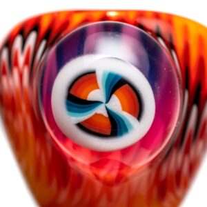 Shop Kevin Howell - Push Slide w/ Worked Joint - 18mm - Orange & Fruit Stripe in australian