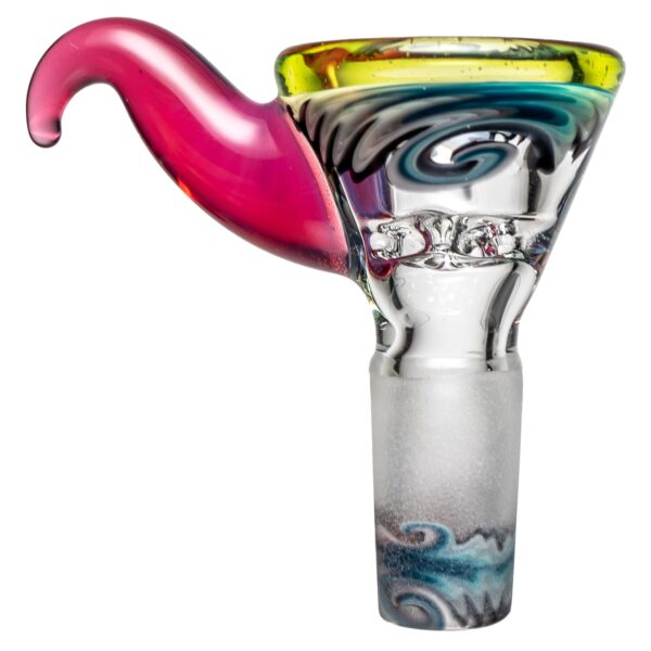 Shop Kevin Howell - Martini Slide w/ Worked Joint - 4 Hole - 14mm - Bipolar w/ Telemagenta in australian