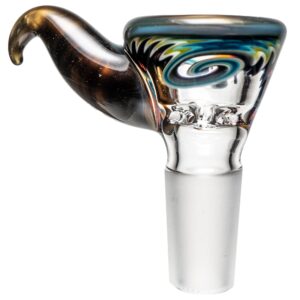 Shop Kevin Howell - Martini Slide - 4 Hole - 14mm - Bipolar Linework w/ Electrum in australian