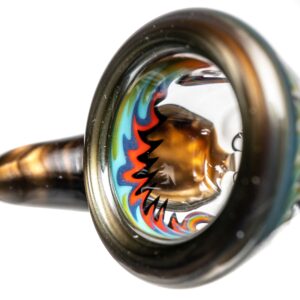 Shop Kevin Howell - Martini Slide - 4 Hole - 14mm - Bipolar Linework w/ Electrum in australian