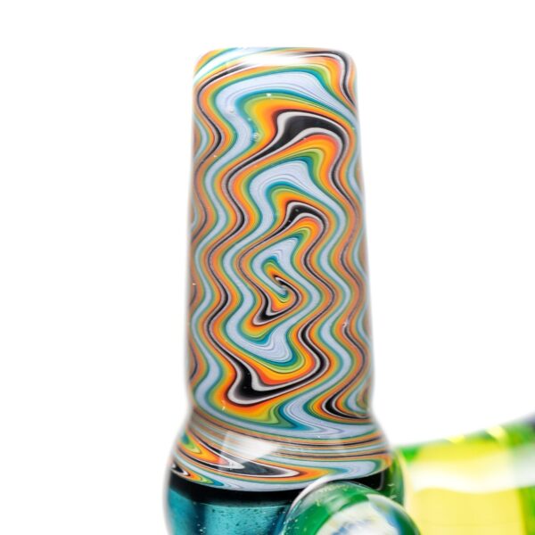Shop Kevin Murray - Martini Slide - 14mm - Multi Color Swirl & Rainbow Reti in australian