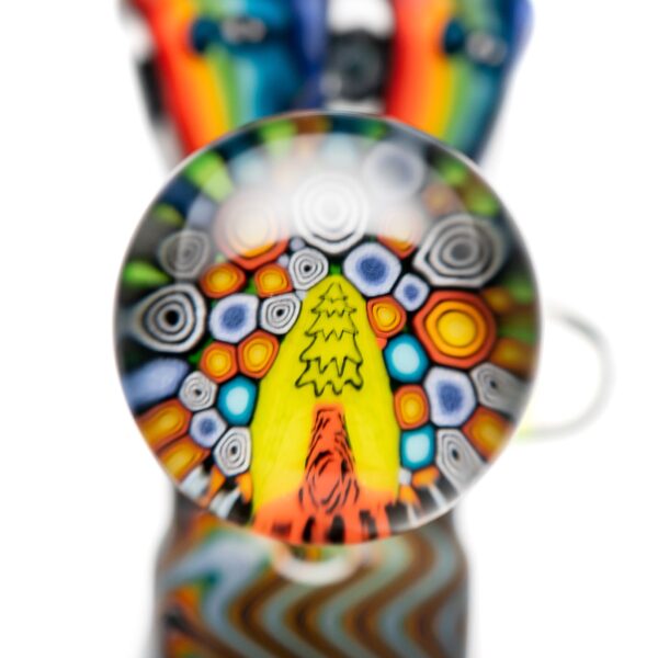 Shop Kevin Murray - Martini Slide - 18mm - Multi Color Swirl & Rainbow Faces in australian