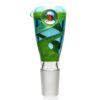 Shop Keys Glass - Push Slide - 18mm - Biggie - Blue Stardust & Green in australian