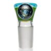 Shop Keys Glass - Martini Slide - 18mm - Dichro - Green & Meta-Terrania in australian