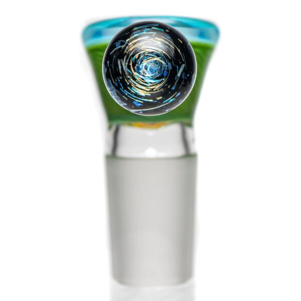 Shop Keys Glass - Martini Slide - 18mm - Dichro - Green & Meta-Terrania in australian