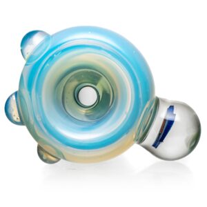 Shop Keys Glass - Push Slide - 18mm - Biggie - Blue Stardust & Green in australian