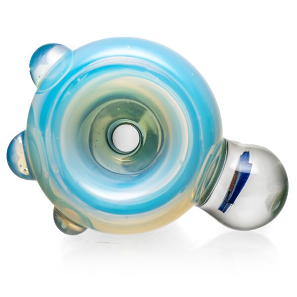 Shop Keys Glass - Push Slide - 18mm - Biggie - Blue Stardust & Green in australian
