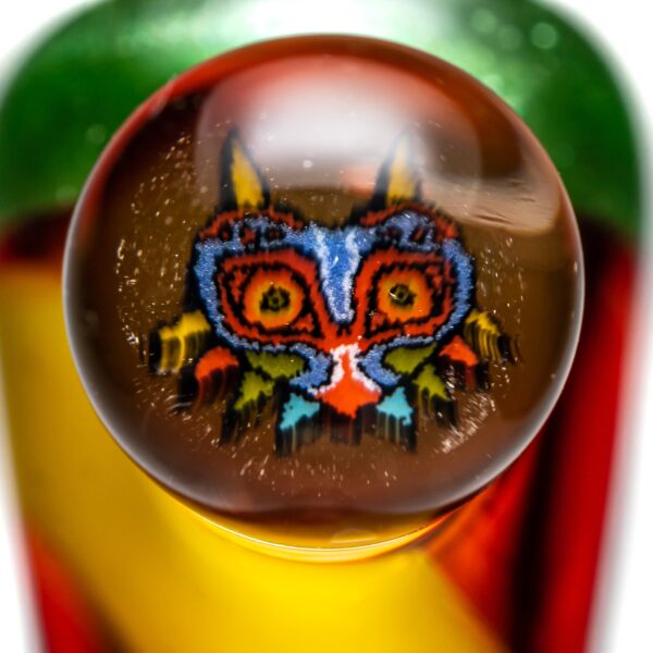 Shop Keys Glass - Push Slide - 14mm - Majora's Mask - Rasta in australian