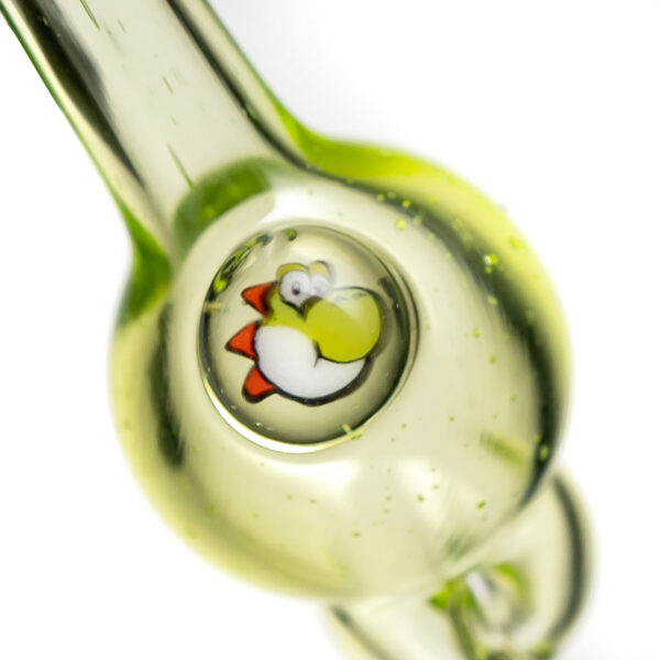 Shop Keys Glass - Spinner Bubble Cap - Yoshi - UV Light Green in australian