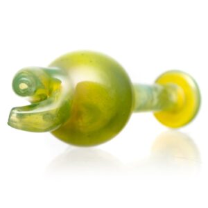 Shop Keys Glass - Spinner Bubble Cap - The Joker - Green Satin in australian