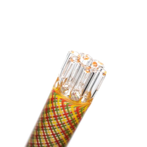 Shop Leisure - Worked Diffy 13 Arm Double Bubbler - Slyme w/ Rasta Retti in australian
