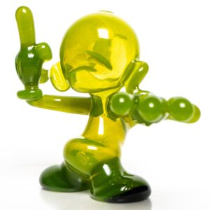 Shop LuDa - "F U Pay Me" Munny - Lime Drop in australian
