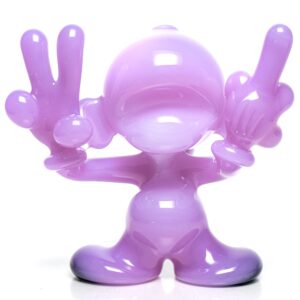 Shop LuDa - "Peace or F U" Munny - Cotton Candy in australian