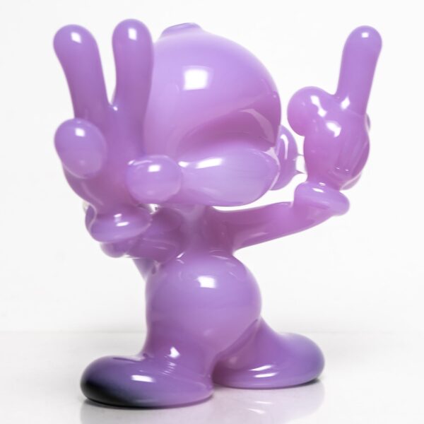 Shop LuDa - "Peace or F U" Munny - Cotton Candy in australian